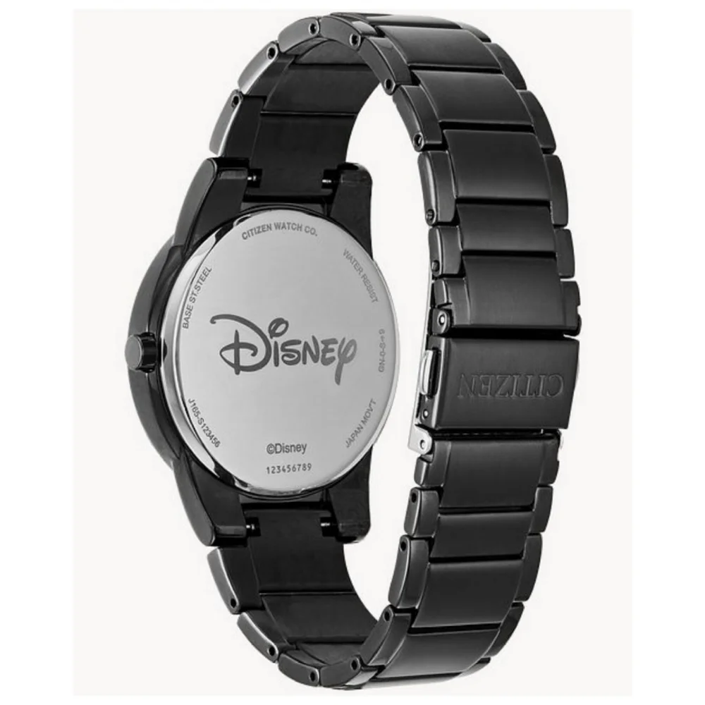 CITIZEN Disney Mickey Mouse Eco Drive Black Mens Watch - Picture 3 of 6